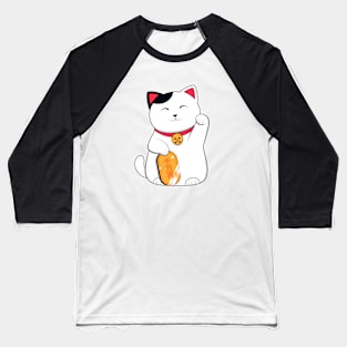 Maneki neko Baseball T-Shirt